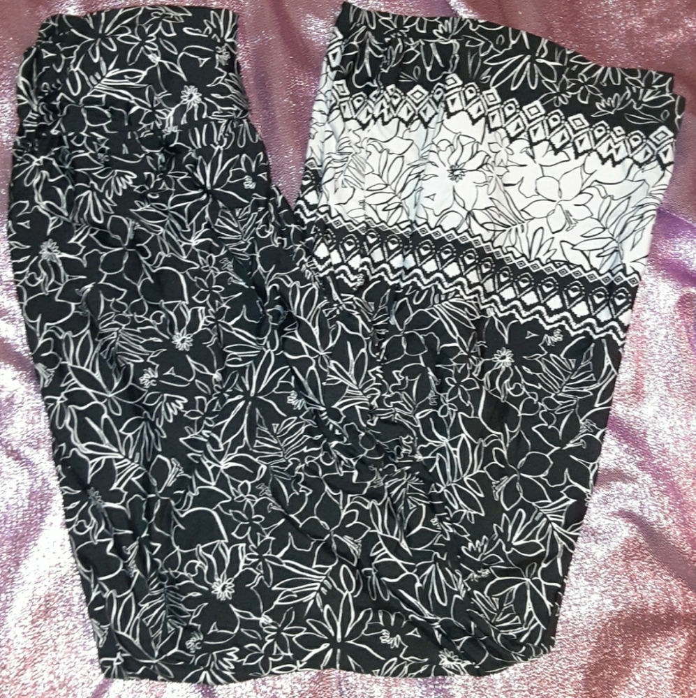 Wide leg soft pants